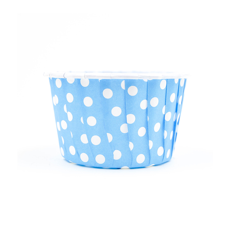 Blue Polka Dot Cupcake Case - 100 pcs (L)