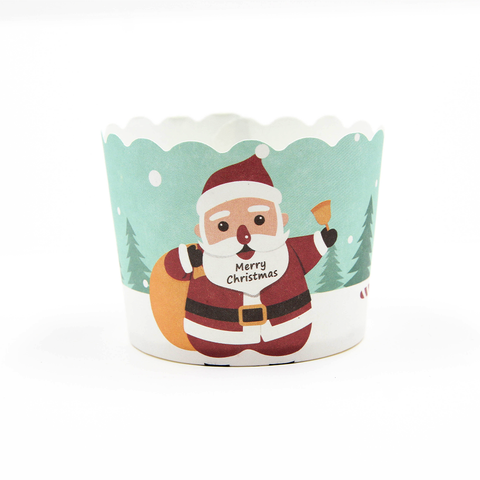 Christmas Santa Cupcake Case - 50 pcs