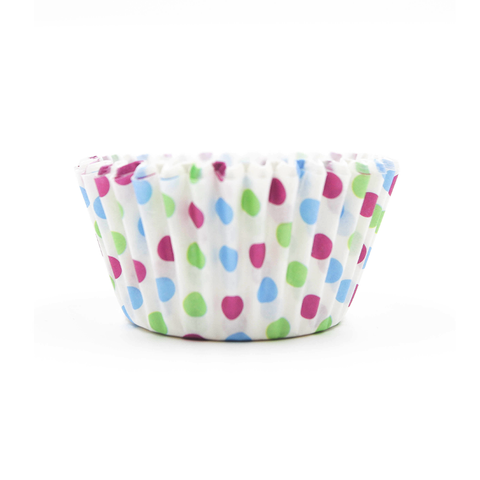 Colorful Polka Dots Cupcake Case (No. 9014)