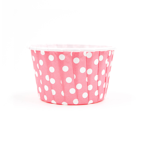 Pink Polka Dot Cupcake Case - 100 pcs (S/L)