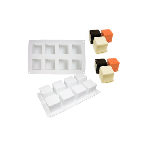 Small Cube Silicon Mould 8s