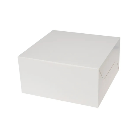 White Cake Box 350gsm