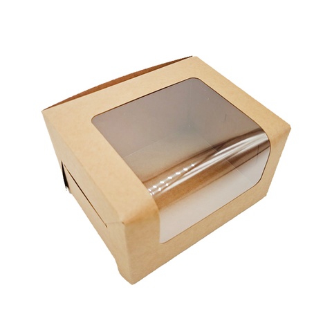 Window Cake Slice Box (Kraft)